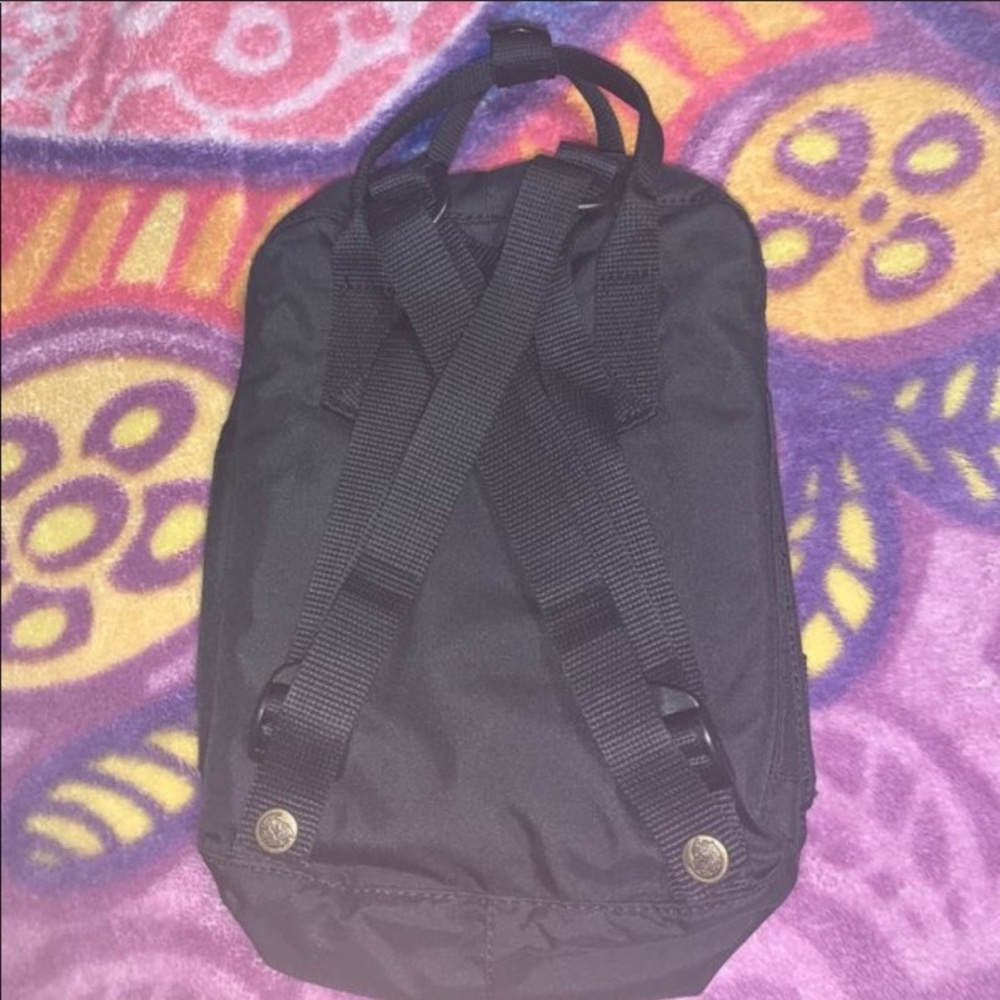 Black mini backpack - Picture 2 of 3